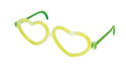 Paire de lunettes neon