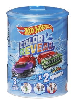 Lot de 2 véhicules Color Reveal - Hot Wheels - Modèles aléatoires - Vendu à l'unité