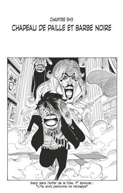 One Piece édition originale - Chapitre 543 - Chapeau de paille et Barbe Noire
