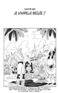 One Piece édition originale - Chapitre 885 - Je m'appelle brûlée !!