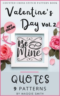 Valentine's Day Quotes | Counted Cross Stitch Pattern Book - Valentine's Day Quotes, #2