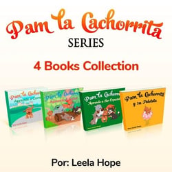 Pam La Cachorrita Serie de Cuatro Libros - Libros para ninos en español [Children's Books in Spanish)