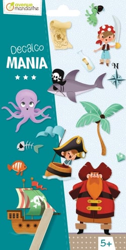 Décalco mania - pirates - Avenue Mandarine