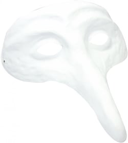 Masque Vénitien blanc à décorer