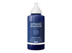 Tube 750 ml de peinture acrylique Lefranc Bourgeois - Bleu primaire n°063 - Fine