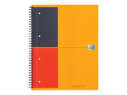 Cahier polypro à spirales - 23 x 30 cm - Notebook - Oxford - 160 pages lignées