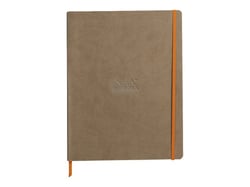 Carnet - 22.5 x 29.7 cm - Rhodiarama - Rhodia - 160 pages lignées - Taupe