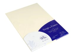 25 feuilles Lalo Vergé - 210x297 mm - 210g - ivoire