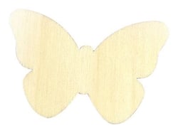 Papillon en bois à décorer - 34 x 25,5 cm - Papillon à décorer - Creavea