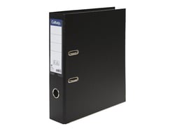 Classeur à levier A4 - Dos 70 mm - Carton et polypropylène - Noir - Cultura