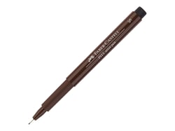 Feutre Faber-Castell - Pointe fine S 0,3 mm - sépia - Pitt Artist Pen