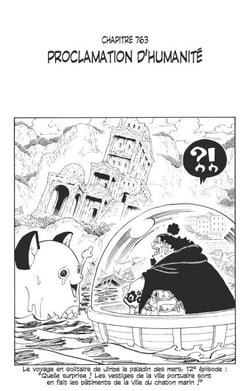 One Piece édition originale - Chapitre 763 - Proclamation d'humanité