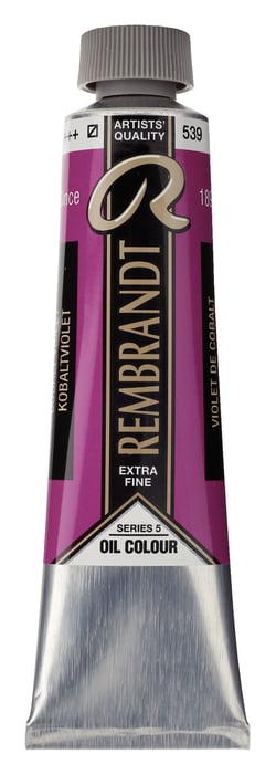 Peinture à l'huile Rembrandt en tube de 40 ml - Royal Talens - Extra-fine - Violet de cobalt