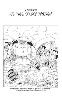One Piece édition originale - Chapitre 240 - Les dials, source d'énergie