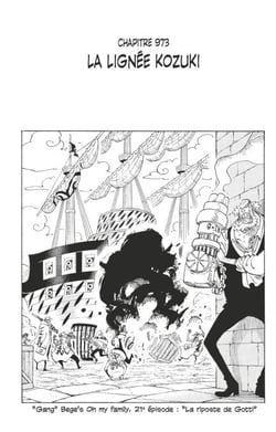 One Piece édition originale - Chapitre 973 - La lignée Kozuki