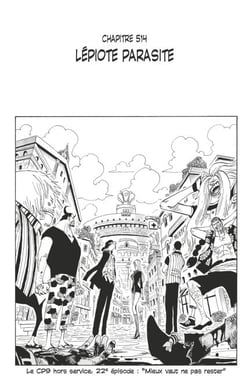 One Piece édition originale - Chapitre 514 - Lépiote parasite