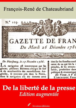 De la liberté de la presse – suivi d'annexes - Nouvelle édition 2019