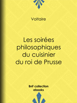 Les soirées philosophiques du cuisinier du roi de Prusse