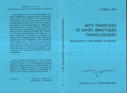 Mots transfuges et unités sémiotiques transglossiques - Onomatopées et noms propres de marques