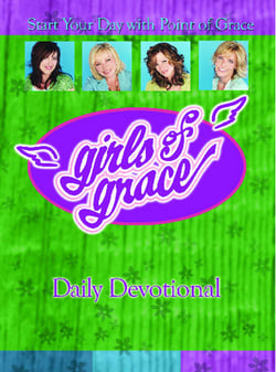 Girls of Grace Daily Devotional - Start Your Day with Point of Grace