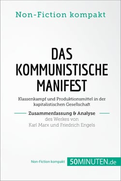 Das Kommunistische Manifest. Zusammenfassung &amp; Analyse des Werkes von Karl Marx und Friedrich Engels - Klassenkampf und Produktionsmittel in der kapitalistischen Gesellschaft