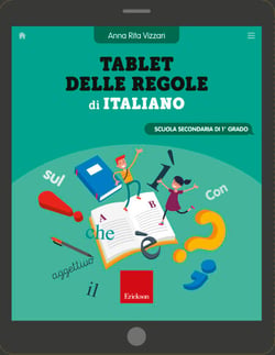 Tablet delle regole di Italiano - Scuola secondaria di primo grado