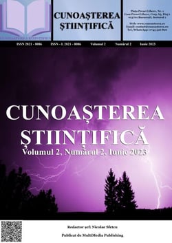 Cunoa?terea ?tiin?ifica, Volumul 2, Numarul 2, Iunie 2023