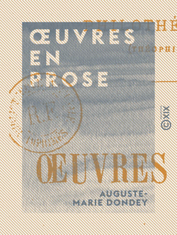 Œuvres en prose - Romans et contes, critique théâtrale, lettres