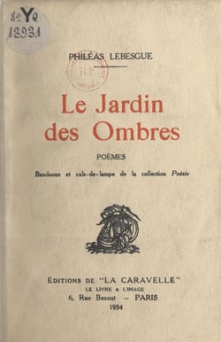 Le jardin des ombres - Bandeaux et culs-de-lampe de la collection Poésie
