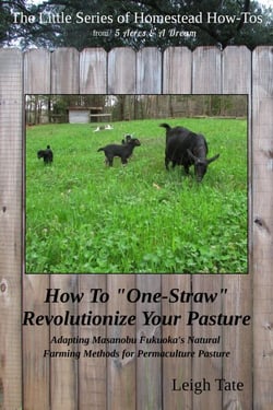 How To "One-Straw" Revolutionize Your Pasture: Adapting Masanobu Fukuoka's Natural Farming Methods for Permaculture Pasture - The Little Series of Homestead How-Tos from 5 Acres &amp; A Dream, #13