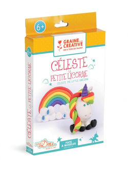 Kit pâte à modeler - Céleste la petite licorne