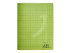 Cahier polypro 17 x 22 cm 48 pages grands carreaux Cultura - Orange