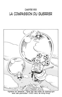 One Piece édition originale - Chapitre 933 - La compassion du guerrier
