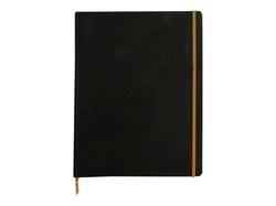 Carnet - 22.5 x 29.7 cm - Rhodiarama - Rhodia - 160 pages lignées - Noir