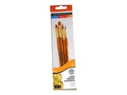 Set 4 pinceaux Gold Taklon poils synthétiques Simply type 4