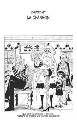 One Piece édition originale - Chapitre 487 - La chanson