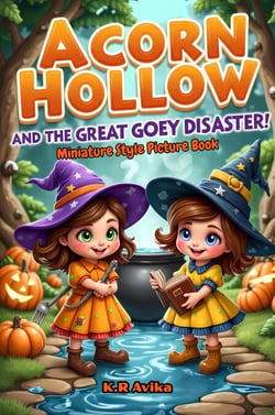 Acorn Hollow and the Great Gooey Disaster: Miniature Style Picture Book - Boo &amp; Cozy: Cute and Spooky Halloween Tales