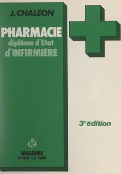Pharmacie - Diplôme d'État d'infirmière
