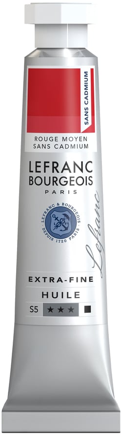 Peinture à l'huile extrafine - 20ml - rouge moyen sans cadmium