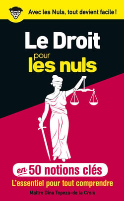 50 notions clés sur le Droit Pour les Nuls