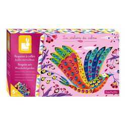 Kit créatif sequins Janod - Jardin merveilleux