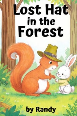 Lost Hat in the Forest - Childrens Books, #999