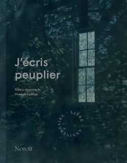 J'écris peuplier - Livre anniversaire