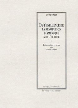 De l'influence de la révolution d'Amérique sur l'Europe