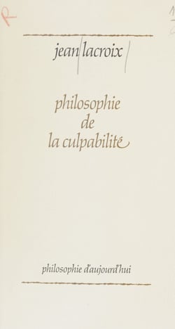 Philosophie de la culpabilité