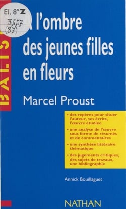 À l'ombre des jeunes filles en fleurs - Marcel Proust. Des repères pour situer l'auteur, ses écrits, l'œuvre étudiée. Une analyse de l'œuvre sous forme de résumés et de commentaires. Une synthèse littéraire thématique. Des jugements critiques, des suje...