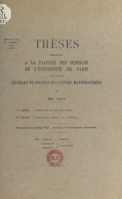 Homologie des espaces fibrés - Thèses présentées à la Faculté des sciences de l'Université de Paris pour obtenir le grade de Docteur ès sciences mathématiques