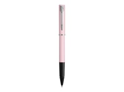 Stylo roller - Noir - Allure - Pointe fine - Waterman - Rose pastel