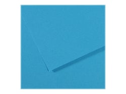 Feuille MI-TEINTES® Canson - 50 x 65 cm - 160g/m² - bleu turquoise