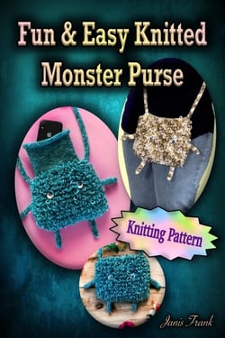 Fun and Easy Knitted  Monster Purse